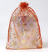 SUNGULF 100pcs Organza Pouch Bag, 6"x9" Drawstring Gift Candy Bag for Jewelry Party Wedding Favor (Red Snowflake)