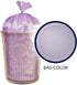 Color Scents Medium Trash Bags, 8 Gallon, 45 Bags, Twist Tie, Purple in Lavender + Sage Scent with Microban