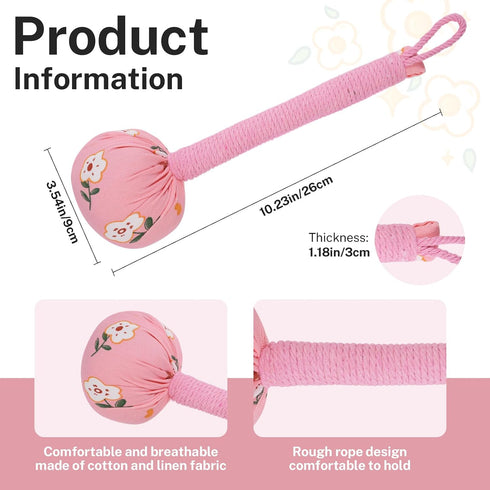 Hammer, Hammer, 26cm-Pink lefeke Manual Massage Mugwort Massage Handheld Body Percussion Tool for Back Neck Shoulder