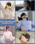 MZOO Sleep Eye Mask for Side Sleepers - 3D Light Blocking Patented Design Night Blindfold, Blue