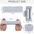 4Pcs Gray Spa Headband and Face Washing Wristbands Set, Skincare Headband Face Wash Headband Makeup Headband, Hair Claw Clip Skin Care Headband for Washing Face