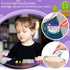24 Pieces Zippered Pill Pouch Set, Reusable Translucent Medicine Organizer, Purple
