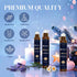 Set, Essential Oil Roller (Sleep, Relax, Happiness) Aromatherapy Roll On for Body Skin Care, Home - Natural