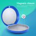 Premium Retainer Case Kit with Mirror, Clear Braces Dental Storage Case, 2 Pcs Chewies, Aligner Removal Tool, Portable
