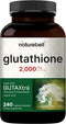 NatureBell Glutathione Supplement 2,000mg Per Serving, 240 Veggie Capsules | 98%+ Purity Verified, Bioavailable Reduced