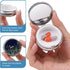 HCYPCV Mini Pill Box, Small Pill Box, Cute Pill Organizer for Vitamins, Medications, Fish Oil and Supplements (Black