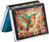 GYUTAE PARK 7 8 Hummingbird) Metal Weekly Pill Organizer, Day Pill Case with Compartments, Travel Pill Box for Purse