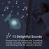 PureBaby Sound Sleepers Portable Sound Machine & Star Projector - Plush Sleep Aid for Baby Toddlers with Soothing Night