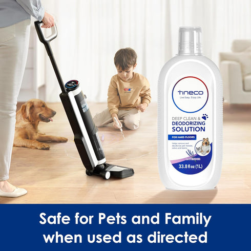 Tineco Floor Cleaning Solution - Deep Cleans Multiple Hard Floors, Lavender Scent, 1 Liter for iFLOOR Series