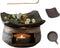 RIJATRAGAR Aromatherapy Ceramic Burner Set with Tealight Holder