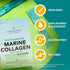 AMANDEAN Marine Collagen Peptides Powder Stick Packs, Wild-Caught Fish, 30 Single Use Packets