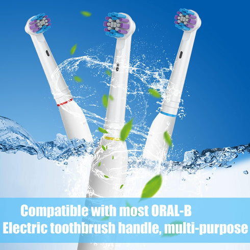 Replacement Toothbrush Heads for Oral-B, 4 Pack Compatible with Oral B Braun Electric Toothbrush