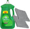 Palmolive Original Scent Dish Soap, 90 oz Bulk Value Size with Bundled Microfiber Cloths