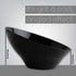 Plasticpro Disposable Angled Plastic Serving Bowls, Heavy Duty Round Snack or Salad Bowls, Elegant Black, Pack of 4