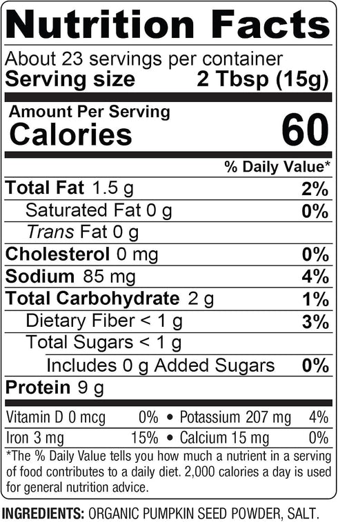 BareOrganics Pumpkin Protein Powder, 12 oz
