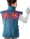 Vibrating Heating Pad for Neck and Shoulders,24"x35" Large Heating Pads for Back