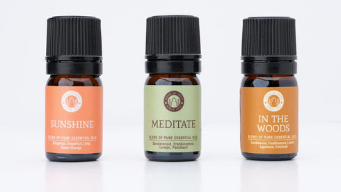 Set/3 Essential Oil Blends Happiness (Patchouli)