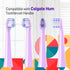 Replacement Toothbrush Heads, 10 Count Compatible with Colgate Hum Connected Smart Battery Electric Toothbrush, Purple
