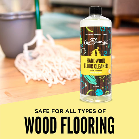 Aunt Fannie's Floor Bundle: Hardwood Cleaner, Multi-Surface Vinegar Cleaner, Carpet Refresher