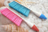 Jilukibo 2-Pack Soft Bristle Cleaning Brushes for Bed Sheets - Blue & Rose Red