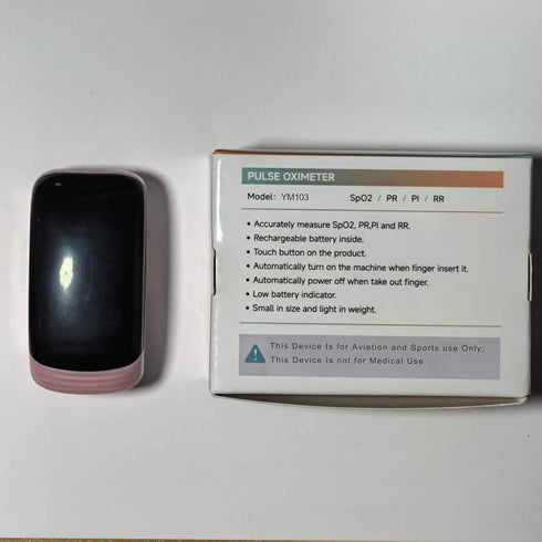 Spo2 Finger Pulse Oximeter, Fingertip Blood Oxygen Saturation with Rechargeable Pulse Monitor, Accurate Reading