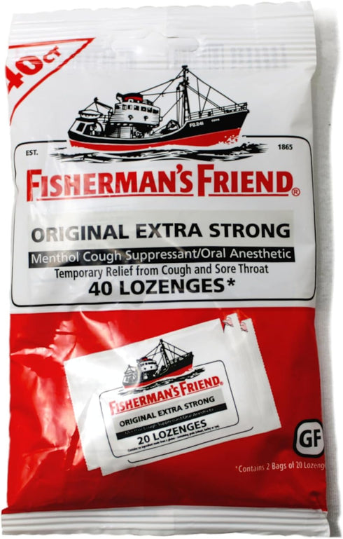 Fisherman's Friend Original Extra Strong, 2 Packs of 40 Count