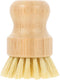 Wok Brush and Multi-Function Vegetable Scrubber, Short Handle Kitchen Pot Brush with