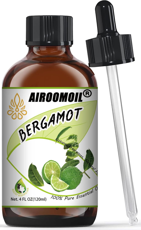 Bergamot Essential Oil Room Spray, Pure Citrus Oils for Natural Diffuser & Soap Making, Fall Scents 4 Fl Oz