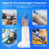 Immobilizer/Brace, YUNCHI Upgraded Extra Wide Full Leg Cast Cover for Shower after Knee Surgeries with Non-Slip Bottom
