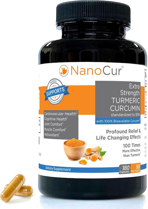 Turmeric Curcumin - 100x More Active Than Turmeric, 170% More Active Than Curcumin + Black Pepper Extract for Joint