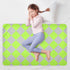 miaozhen 52" 34" Buffalo Plaid Yellow Green Gray Extra Large Resuable Changing Pad Covers Waterproof Washable Pads