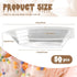 50 Pack Disposable Banana Split Boats, Ice Cream Sundae Bowls, and Clear Plastic Disposable Dessert Bowls for Parties, Concession Stands, Restaurants, Food Trucks, and Bakeries. by CZWESTC