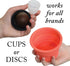 Menstrual Cup Sterilizer, Period Disc Cleaner, Period Cup or Menstrual Disk Travel Wash Case, Multi-Use Shaker