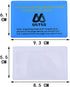 Outus 4 Pack Wallet Magnifier Card - Plastic Pocket Credit Card Size Magnifying Glass for Wallet