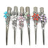 Set of 6 Metal Alligator Sectioning Clips, Non-Slip Hair Grips for Women and Girls