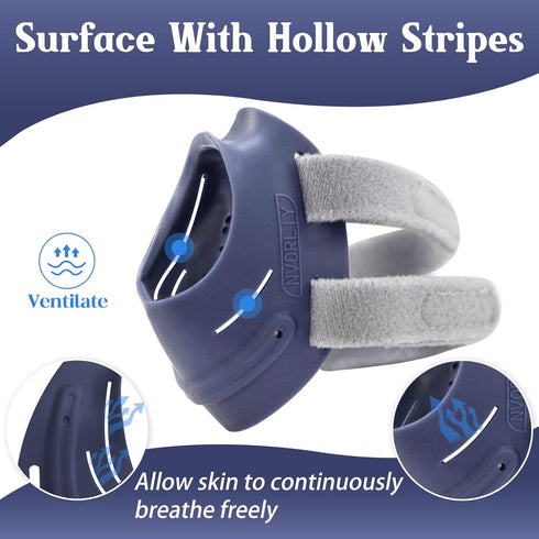 Nvorliy CMC Joint Thumb Arthritis Brace - Thumb Support for Osteoarthritis and Pain Relief for Women & Men (Left, Large)