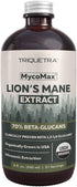 MycoMax Lions Mane Extract - 500 mg, 70% Beta Glucans, Max Potency Organic Supplement for Mental Clarity, Focus & Memory