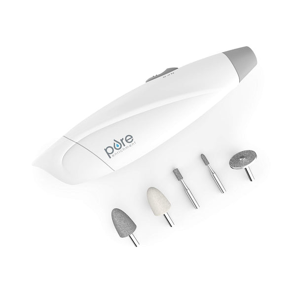 Pure Enrichment PureNails Express Cordless Manicure System, Portable Nail File with 5 Attachments for Travel & Home