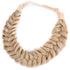 Messy Wide 2 Strands Honey Blonde Synthetic Hair Braided Headband for Women (Honey Blonde)
