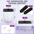 Yoshiky 3Pcs Laundry Pods Container, Acrylic Clear Laundry Room Organization Containers with Dryer Sheet Holder,Large