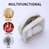 Small Makeup Bag for Purse,Clear Cosmetic Bag for Travel, Mini Organizer Bag for Accessories White