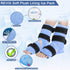 REVIX Ankle Foot Ice Pack Wraps for Injuries, Reusable Gel Cold Compression Therapy for Feet Pain Relief (2 Packs)