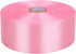 1-1/2 Inch Pink Satin Ribbon, 50 Yards, Solid Fabric Ribbons Roll for Wedding Invitations, Bridal Bouquets, Gift