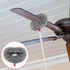 Max 66'' Reusable Ceiling Fan Cleaner Duster with Extension Pole, Microfiber Blade Cleaner for Walls and Furniture