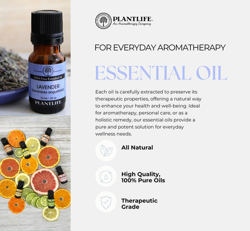 Set 3-Pack Set 10 ml Plantlife Pest (Cedarwood, Lemon Eucalyptus, and Citronella) Aromatherapy Essential Oil - No