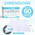 JJ CARE Large Alcohol Prep Pads, 4 x 6" Sterile Alcohol Pads Individually Wrapped, 70% Isopropyl Alcohol Wipes, Pack of