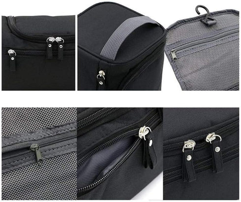 Tumecos Toiletry Dopp Kit - Travel Electronics Organizer Shaving Accessories Bag (Black1)