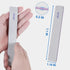 Heavy Coarse 80/80 Grit Nail Files (12 Pack) - Double Sided Emery Boards for Acrylic & Gel Nails, Gray