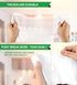Clear Small Trash Bags, 4 Gallon Garbage Bags, 110 Count, FORID Wastebasket Bin Liners for Bathroom, Office