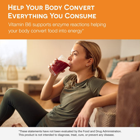 EZ Melts Dissolvable Vitamin B6, 50 mg, Sugar-Free, 1-Month Supply